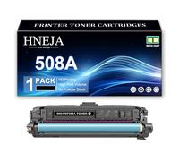 Cartouche Toner 508A, Cartouches Toner Compatibles CF360A CF361A CF363A CF362A pour HP M552dn M553n M553X M553dn M577dn M577f M577z Imprimantes,Black-1 Pack