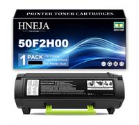 Cartouche Toner 50F2H00 pour Lexmark MS610dtn MS610dte MS610de MS610dn MS510dn MS415dn MS410dn MS410d Imprimantes,Black-1 Pack