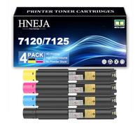 Cartouche Toner 7120, Cartouches Toner Compatibles 006R01457 006R01460 006R01459 006R01458 pour Xerox WorkCentre 7120 7125 7220 7225 Imprimantes,4 Colors-1 Pack