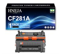 Cartouche Toner 81A, Cartouches Toner Noir CF281A Compatibles pour HP M630 M604n M604dn M605n M605X M606dn M606X Imprimantes,Black-1 Pack