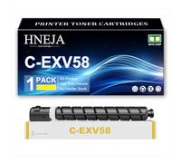Cartouche Toner C-EXV58, Cartouches Toner Compatibles 3763C002 3764C002 3765C002 3766C002 pour Canon IR-ADV DX C5870 C5860 C5850 C5840 Imprimantes,Yellow-1 Pack