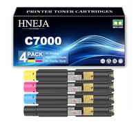 Cartouche Toner C7000, Cartouches Toner Compatibles 106R03757 106R03760 106R03759 106R03758 pour Xerox VersaLink C7000N C7000DN Imprimantes,4 Colors-1 Pack