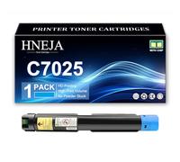 Cartouche Toner C7025, Cartouches Toner Compatibles 106R03741 106R03744 106R03743 106R03742 pour Xerox Versalink C7020 C7025 C7030 Imprimantes,Cyan-1 Pack