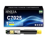 Cartouche Toner C7030, Cartouches Toner Compatibles 106R03737 106R03740 106R03739 106R03738 pour Xerox Versalink C7020 C7025 C7030 Imprimantes,Yellow-1 Pack