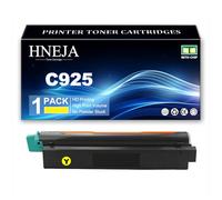 Cartouche Toner C925, Cartouches Toner Compatibles C925H2KG C925H2CG C925H2MG C925H2YG pour Lexmark C925 C925de X925 X925de Imprimantes,Yellow-1 Pack