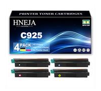 Cartouche Toner C925, Cartouches Toner Compatibles C925H2KG C925H2CG C925H2MG C925H2YG pour Lexmark C925 C925de X925 X925de Imprimantes,4 Colors-1 Pack