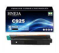 Cartouche Toner C925, Cartouches Toner Compatibles C925H2KG C925H2CG C925H2MG C925H2YG pour Lexmark C925 C925de X925 X925de Imprimantes,Black-1 Pack