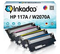 Inkadoo Toner compatible pour HP 117A / W2071A XL Color Laser MFP 178 nw Color Laser MFP 179 fnw Color Laser MFP 179 fwg