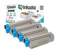 Inkadoo Toner compatible avec Oki 46861307 / C834 / C844 Toner C 834 nw C 834 Series C 844 nw C 834 DN C 844 dnw C 834 dnw