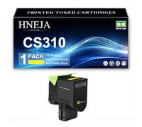 Cartouche Toner CS310, Cartouches Toner Compatibles 70C20K0 70C20C0 70C20M0 70C20Y0 pour Lexmark CS310n CS310dn CS410n CS410dn CS410dtn CS510de CS510dte Imprimantes,Yellow-1 Pack