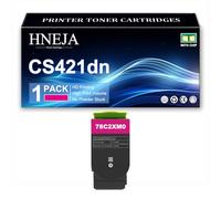 Cartouche Toner CS421dn, Cartouches Toner Compatibles 78C2XK0 78C2XC0 78C2XM0 78C2XY0 pour Lexmark CS421dn CX421adn CS521dn CX522ade CS622de CX622ade CX625adhe Imprimantes,Magenta-1 Pack