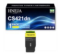 Cartouche Toner CS421dn, Cartouches Toner Compatibles 78C2XK0 78C2XC0 78C2XM0 78C2XY0 pour Lexmark CS421dn CX421adn CS521dn CX522ade CS622de CX622ade CX625adhe Imprimantes,Yellow-1 Pack