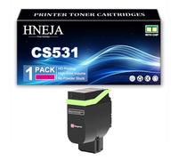 Cartouche Toner CS531, Cartouches Toner Compatibles 75M2HK0 75M2HC0 75M2HM0 75M2HY0 pour Lexmark CS531 CS632 CX532 CX635 CS531dw CS632dwe CX532adwe CX635adwe Imprimantes,Magenta-1 Pack