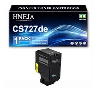 Cartouche Toner CS727de, Cartouches Toner Compatibles 75B20K0 75B20C0 75B20M0 75B20Y0 pour Lexmark CS727de CX727de CS728de Imprimante,Cyan-1 Pack
