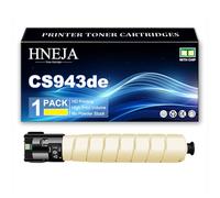Cartouche Toner CS943de, Cartouches Toner Compatibles 73D0HK0 73D0HC0 73D0HM0 73D0HY0 pour Lexmark CS943de Imprimante,Yellow-1 Pack