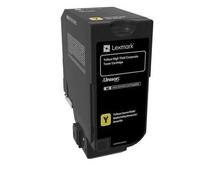 Cartouche toner Lexmark Unison - Jaune - Laser - Rendement Elevé - 16000 Pgs - LEXMARK - CX725de/dhe/dthe
