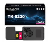 Cartouche Toner TK-5230, Cartouches Toner TK-5230K TK-5230C TK-5230M TK-5230Y pour Kyocera ECOSYS P5021cdn P5021cdw M5521cdn M5521cdw Imprimantes,Magenta-1 Pack