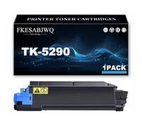 Cartouche Toner TK-5290 pour Kyocera ECOSYS P7240cdn Imprimantes | Haute Capacité TK-5290K TK-5290C TK-5290M TK-5290Y Cartouches Toner Remplacement,Cyan-1 Pack
