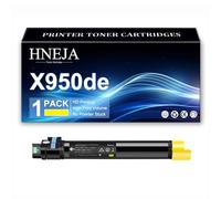 Cartouche Toner X950de, Cartouches Toner Compatibles X950X2KG X950X2CG X950X2MG X950X2YG pour Lexmark X950de X950dhe X950dte X952de X952dte X954de X954dhe Imprimantes,Yellow-1 Pack