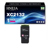 Cartouche Toner XC2132, Cartouches Toner Compatibles 24B6011 24B6008 24B6009 24B6010 pour Lexmark XC2132 XC2130 C2132 Imprimantes,Magenta-1 Pack