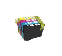 CARTOUCHEPRO - Lot de 4 Cartouches compatibles EPSON T1285 (1xNoire T1281, 1xCyan T1282, 1xMagenta T1283, 1xJaune T1284)