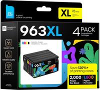 Cartouches 912 XL Compatibles pour Cartouche HP 912 912XL pour HP OfficeJet Pro 8022 8023 8024 8025 8030 pour OfficeJet 8010 8012 8013 8014 8015 8017 8018 (4 Pack)