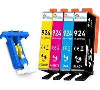 Cartouches 924 Compatibles Avec Hp Officejet Pro 8122E 8120E 8120 8132E 8124E 8125E 8130E 8134E 8135E 8138E 8139E 8122 8123 8125 8128 8130 8130 8112, Lot De 4 Cartouches D'Encre[ENC943735]
