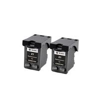 Cartouches à Encre Noire 2X compatibles avec 21 21xl D2360 D2460 F370 E185 F2120 Modèles d'imprimante Encre Remplacement