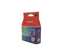 Canon Cartouche d'encre couleur BCI-16 C/M/Y (lot de deux cartouches)