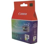 Canon Cartouche d'encre couleur BCI-16 C/M/Y (lot de deux cartouches)