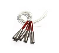 Cartouches chauffantes, 5 pièces 15mm diamètre 50~60mm 110/220/380V cylindrique simple tête double chauffage 304SUS Tube de électrique 230/240/250/270/280W(220v,270W 15x58mm(DxL))