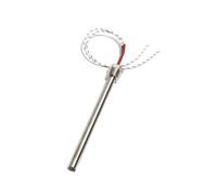 Cartouches chauffantes, Cartouche chauffante à filetage DN15/21mm, taille 12x400mm, 2000W/2500W/3000W, élément chauffant électrique en acier inoxydable 201 avec écrou(16,220V-2500W 12X400MM(DXL))