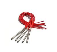 Cartouches chauffantes, Cartouche chauffante électrique tubulaire 201SUS, 10 pièces, 6mm 62~75mm, 110V/220V/380V, 100W/110W, élément de résistance(220v,110W 6x75mm(DxL))