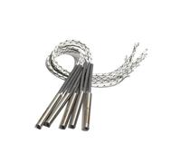 Cartouches chauffantes, Élément chauffant à double tête en acier inoxydable 316, 10mm 62~75mm, 5 pièces, élément for l'eau 110V/220V/380V 250W/260W/280W/300W(110v,260W 10x65mm(DxL))