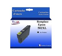 Cartouche Compatible avec Epson 502XL (C13T02W14010/C13T02V14010) Noire -