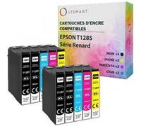 Cartouches Compatibles Epson T1285 - OUISMART - Pack de 10 Multicolore G