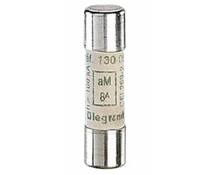 Cartouches cylindriques 10x38 type aM - 2A - 500V LEGRAND