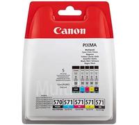 Cartouches d’encre compatibles avec Canon PIXMA, TS5050, TS5051, TS5053, TS5055, TS6050, TS6051, TS6052, TS8050, TS8051, TS8052, TS8053, TS9050, TS9055 5er Multipack