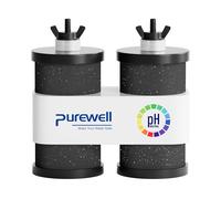 Cartouches De Filtration D'Eau Pb-Ph, Élément Filtrant Noir À 4 Étapes De Remplacement, Jusqu'À Ph 8,5, Compatible Avec Les Systèmes De Filtration Par Gravité, Eau Alcaline Minéralisée