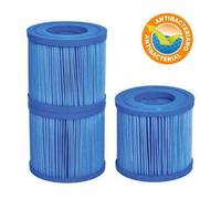 Cartouches de filtration - NETSPA - Vita Premium - Lot de 3 - Anti-bactérien - Ø10.8 x H9.5 cm