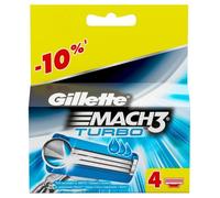 Cartouches de lames de rasoir GILLETTE MACH 3 TURBO (4 pièces)