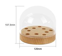 Cartouches de Platine Transparentes, BoîTe Casque, Fournitures Durables, Support DéCoration pour Phono, Protection, à PoussièRe, Collecteur