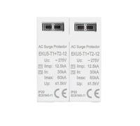 Cartouches de rechange remplaçables type AC T1 +T2 DC SPD 600V 1000V 1500V EKU5(DC 600V 40KA)