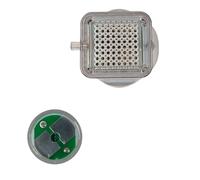 Cartouches de Remplacement Microneedling RF Jetables, 5 Pièces Set avec 10/25/64 Broches et Circuit Vert et Contacts Dorés pour Machines de Beauté RF Professionnelles et Domestiques-64pins-Silver