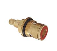 Cartouches de robinet à disque en céramique Valve quart tour Gland 3/4" rechange, rouge(Rood)