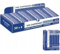Cartouches de stylo bleu 6pcs p50. STARPAK 299829 prix par 1op.