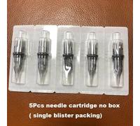 Cartouches De Tatouage Jetables À Revêtement Rond,5/10/50 Pièces,Aiguilles De Sécurité Stérilisées Pour Poignées De Machine À Tatouer Rotatives - Type 3rl 0.3mm-5pcs Gray No Box