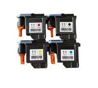 Cartouches de tête d'impression de Remplacement, compatibles avec Les têtes d'impression HP 11 C4810A C4811A C4812A C4813A 500 800 510 100 110 111 120 1000 1100 1200(One Set(4 Colours))
