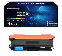 Cartouches de Toner 220X W2200X Remplacement pour HP 220X 220A W2200X W2201X W2202X W2203X Compatible pour HP Color LaserJet Pro MFP 4302fdw 4302dw 4202dw 4302fdn 4202dn 4302dn,C-1 Pack