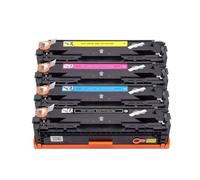 Cartouches de Toner 4 Couleurs Compatible avec Les imprimantes LBP663CDW MF742CDW MF744CDW MF746CX CRG055(4Color 1set no Chip)